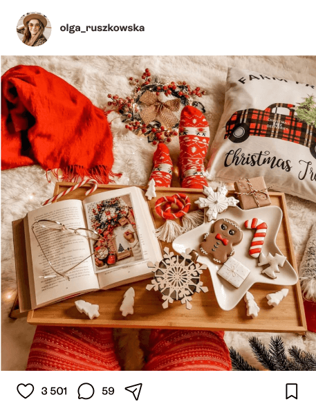 Social media post example